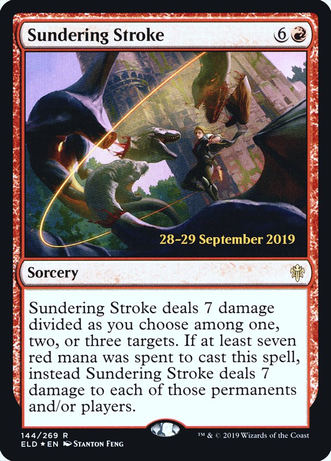 Sundering Stroke [Throne of Eldraine Prerelease Promos] - Evolution TCG