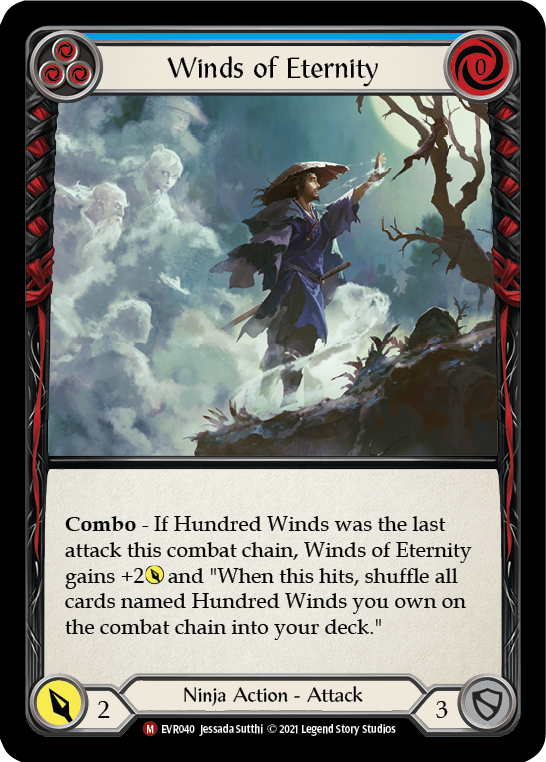 Winds of Eternity [EVR040] (Everfest)  1st Edition Normal - Evolution TCG