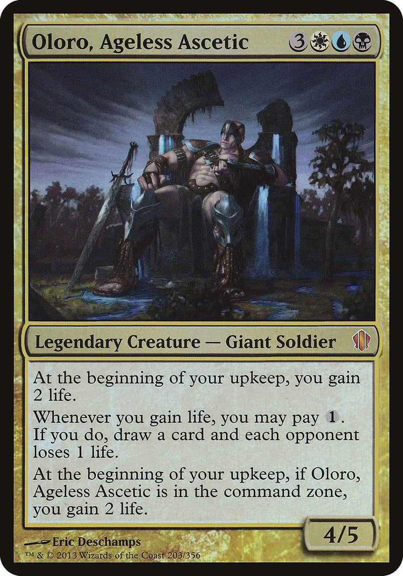 Oloro, Ageless Ascetic (Oversized) [Commander 2013 Oversized] - Evolution TCG