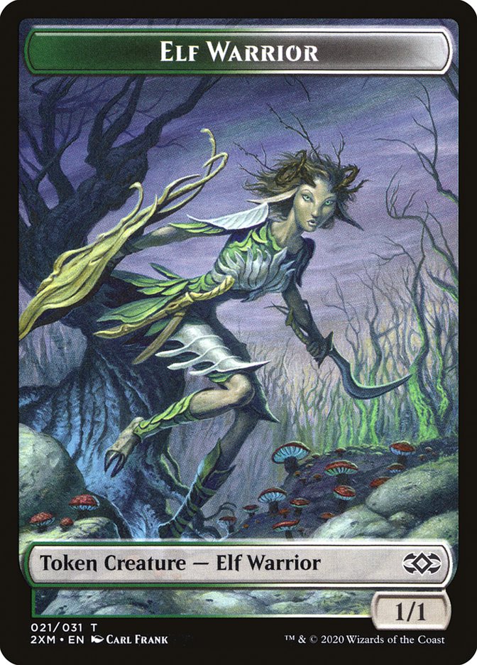 Copy // Elf Warrior Double-Sided Token [Double Masters Tokens] - Evolution TCG