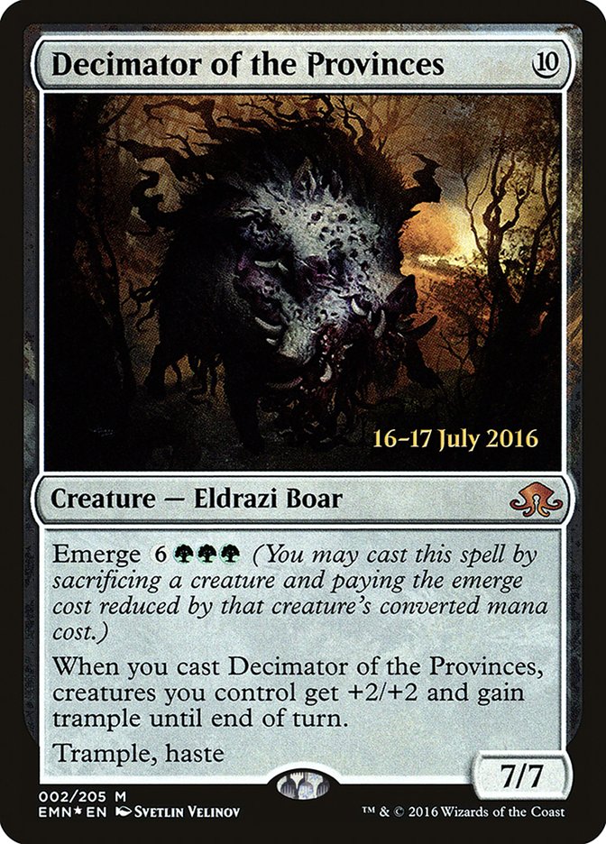 Decimator of the Provinces [Eldritch Moon Prerelease Promos] - Evolution TCG