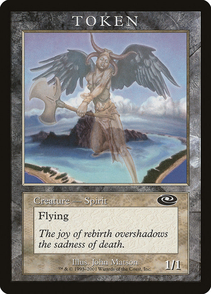 Spirit Token [Magic Player Rewards 2001] - Evolution TCG