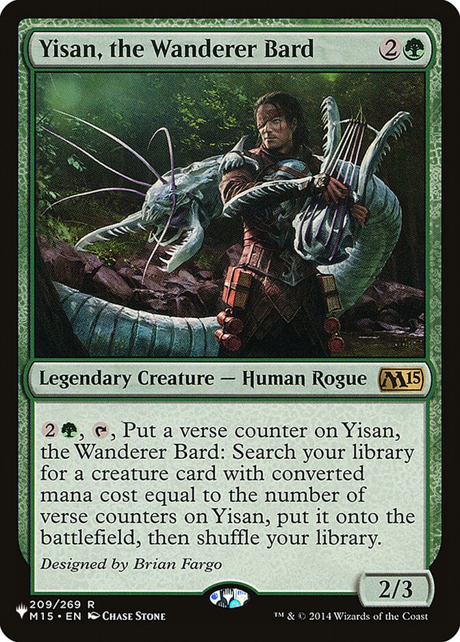 Yisan, the Wanderer Bard [The List] - Evolution TCG