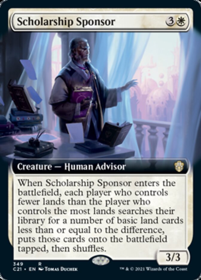 Scholarship Sponsor (Extended Art) [Commander 2021] - Evolution TCG