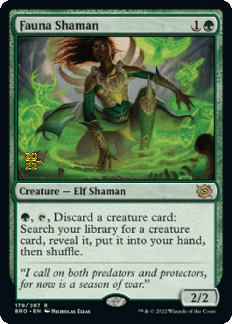 Fauna Shaman [The Brothers' War Prerelease Promos] - Evolution TCG