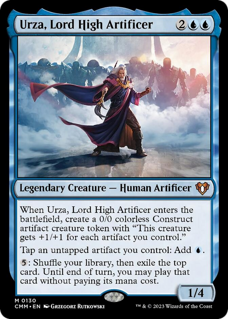 Urza, Lord High Artificer [Commander Masters] - Evolution TCG