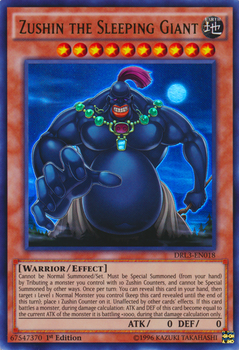 Zushin the Sleeping Giant [DRL3-EN018] Ultra Rare - Evolution TCG