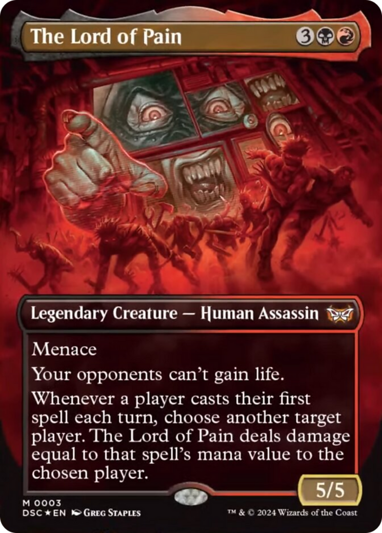 The Lord of Pain (Borderless) [Duskmourn: House of Horror Commander] - Evolution TCG