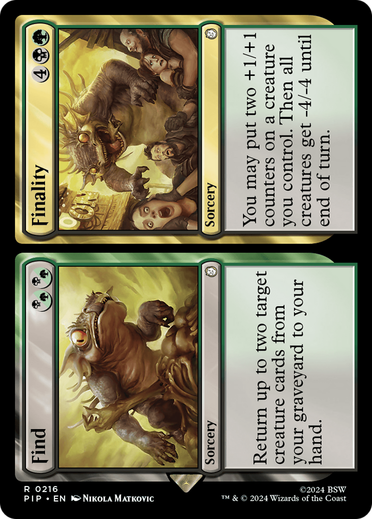 Find // Finality [Fallout] - Evolution TCG
