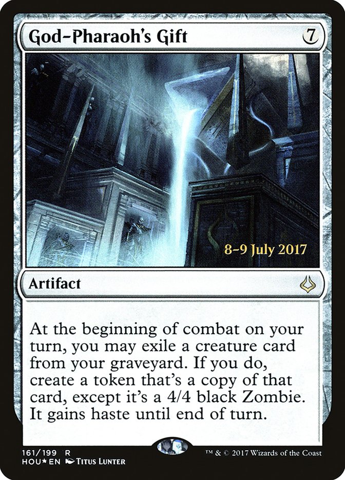 God-Pharaoh's Gift [Hour of Devastation Prerelease Promos] - Evolution TCG