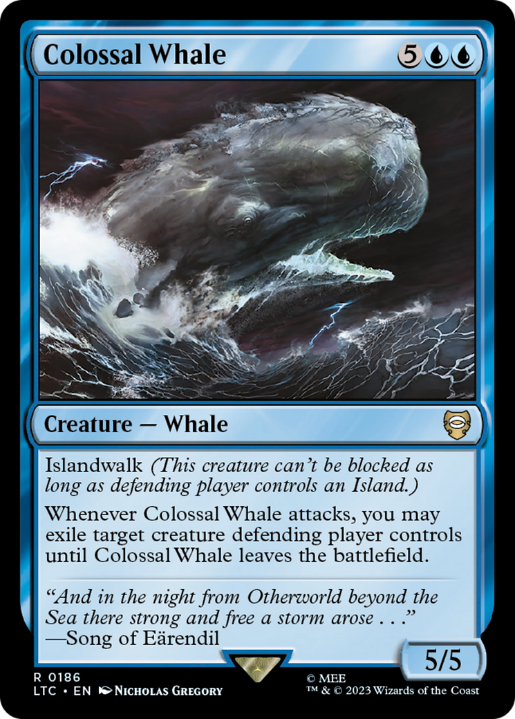 Colossal Whale [The Lord of the Rings: Tales of Middle-Earth Commander] - Evolution TCG