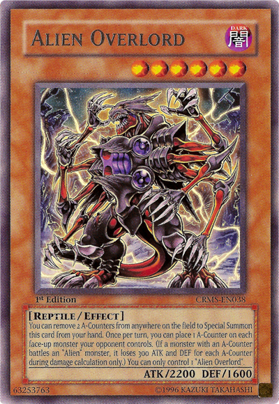 Alien Overlord [CRMS-EN038] Rare - Evolution TCG