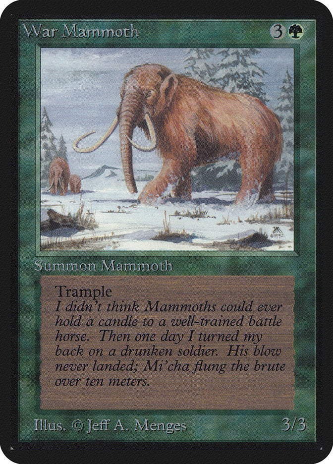 War Mammoth [Alpha Edition] - Evolution TCG