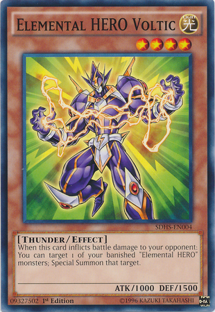 Elemental Hero Voltic [SDHS-EN004] Common - Evolution TCG