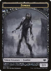 Zombie // Golem Double-Sided Token [Modern Horizons Tokens] - Evolution TCG