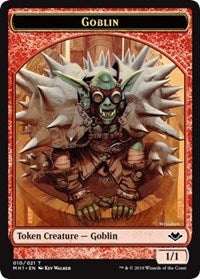 Goblin (010) // Bear (011) Double-Sided Token [Modern Horizons Tokens] - Evolution TCG