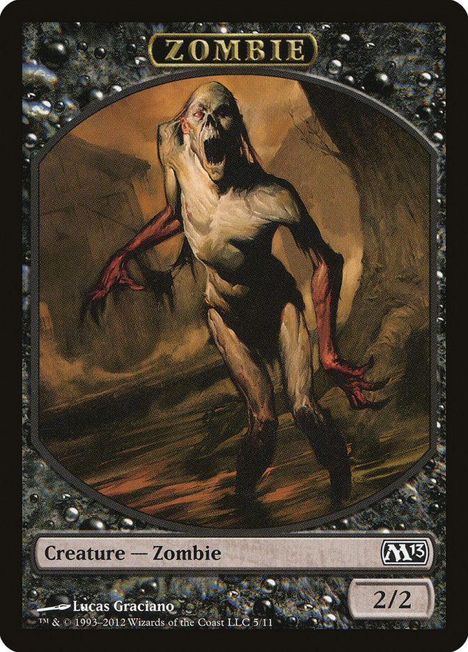 Zombie Token [Magic 2013 Tokens] - Evolution TCG