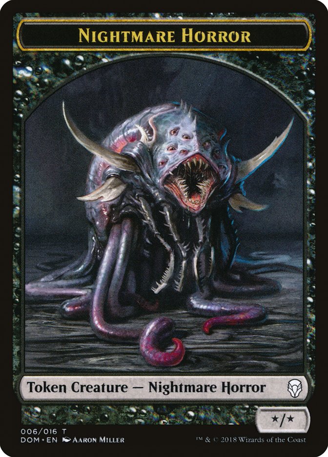 Nightmare Horror Token [Dominaria Tokens] - Evolution TCG