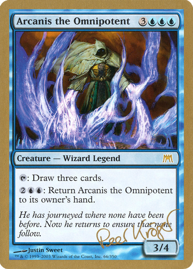 Arcanis the Omnipotent (Peer Kroger) [World Championship Decks 2003] - Evolution TCG