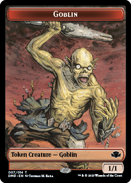 Goblin // Griffin Double-Sided Token [Dominaria Remastered Tokens] - Evolution TCG