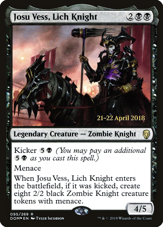 Josu Vess, Lich Knight [Dominaria Prerelease Promos] - Evolution TCG