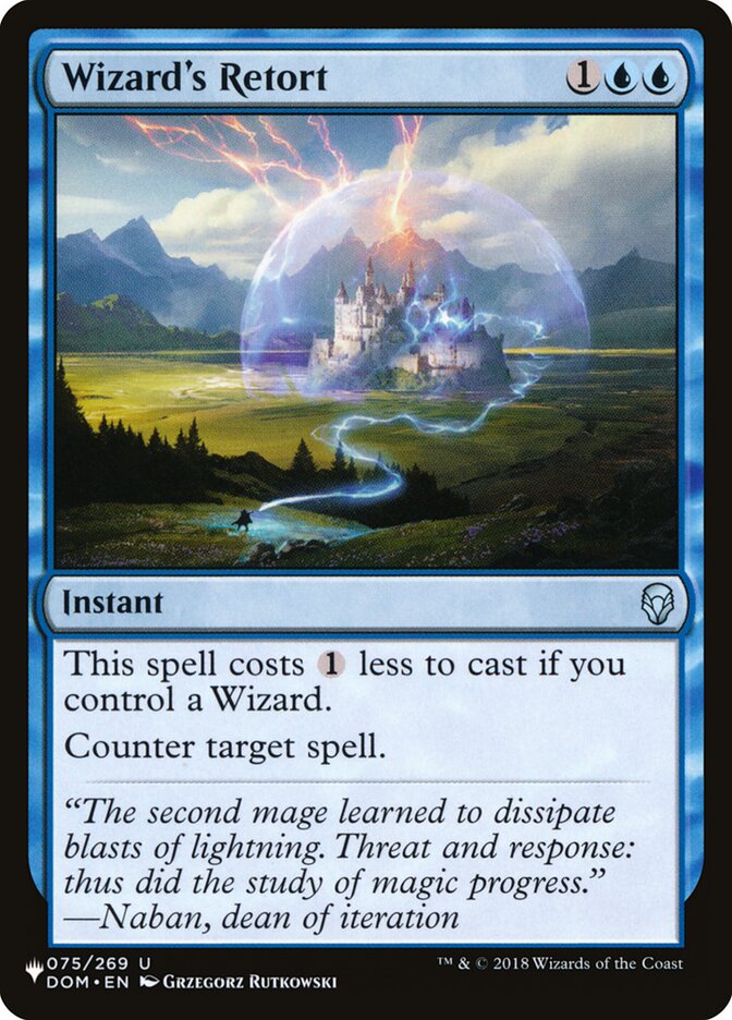 Wizard's Retort [The List] - Evolution TCG