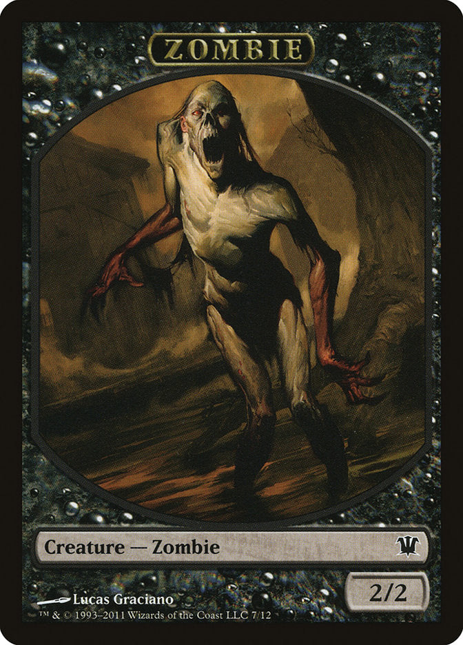 Zombie Token (7/12) [Innistrad Tokens] - Evolution TCG