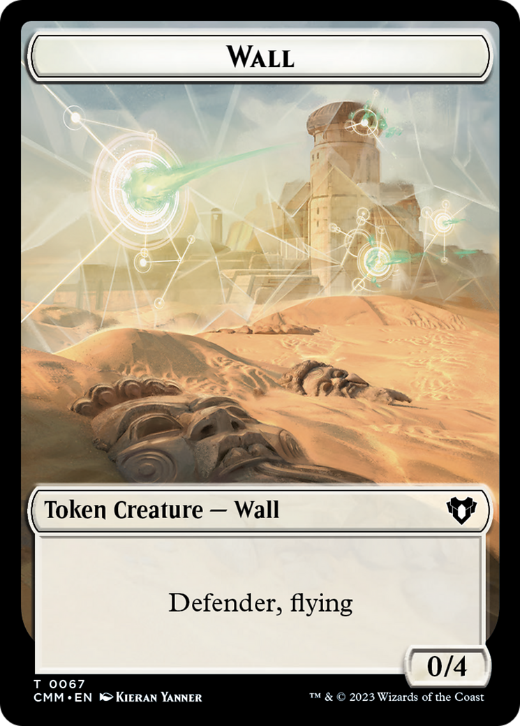 Wall // Kor Ally Double-Sided Token [Commander Masters Tokens] - Evolution TCG