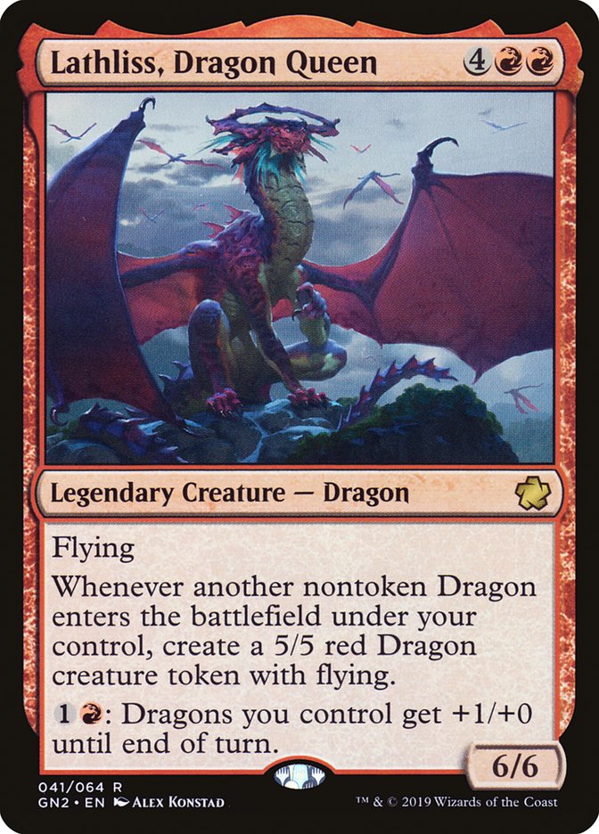 Lathliss, Dragon Queen [Game Night 2019] - Evolution TCG