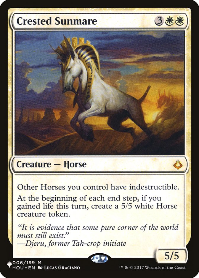 Crested Sunmare [The List] - Evolution TCG