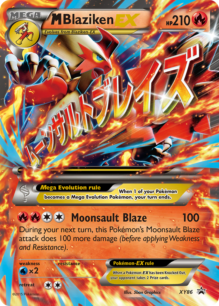 M Blaziken EX (XY86) [XY: Black Star Promos] - Evolution TCG