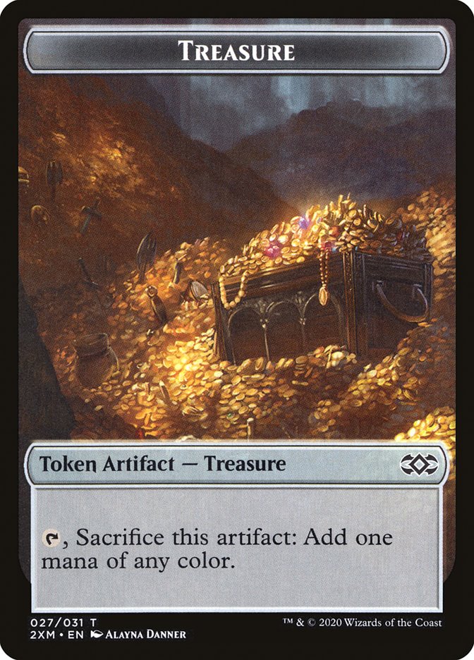 Myr (024) // Treasure Double-Sided Token [Double Masters Tokens] - Evolution TCG