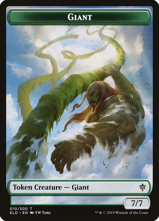 Giant Token [Throne of Eldraine Tokens] - Evolution TCG