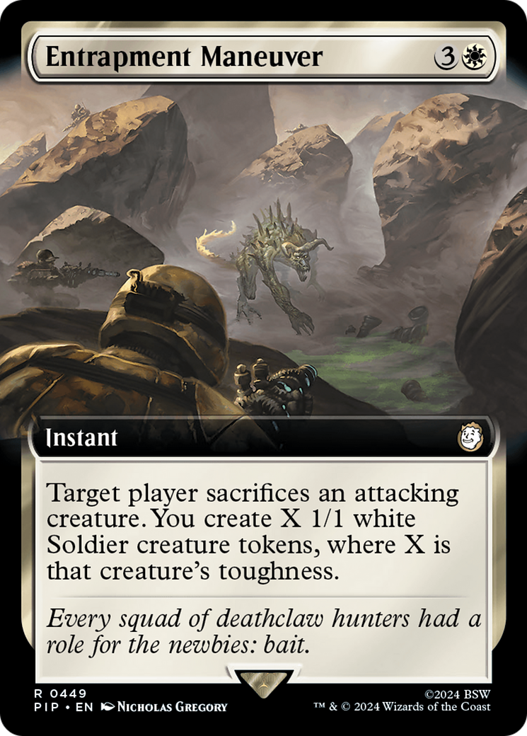 Entrapment Maneuver (Extended Art) [Fallout] - Evolution TCG