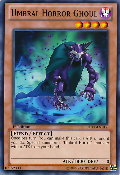 Umbral Horror Ghoul [JOTL-EN012] Common - Evolution TCG