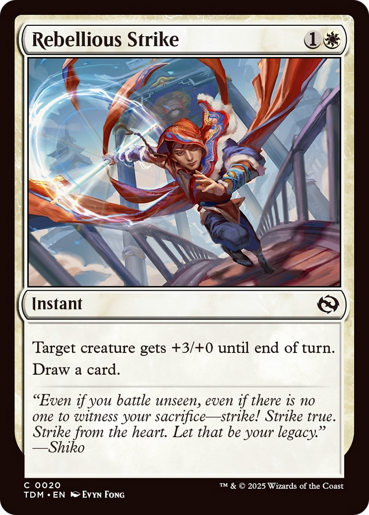 Rebellious Strike [Tarkir: Dragonstorm] - Evolution TCG