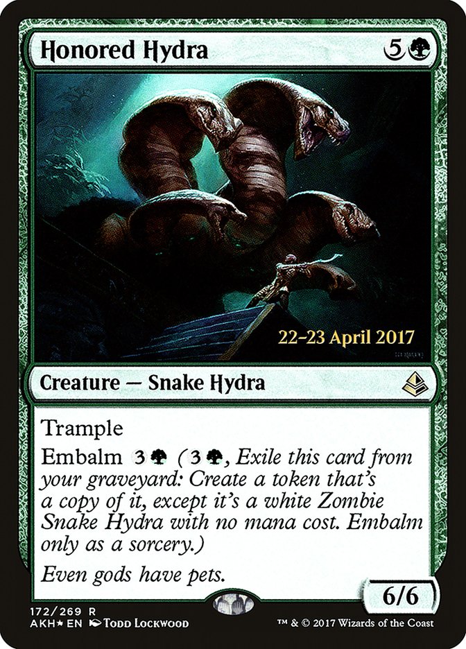 Honored Hydra [Amonkhet Prerelease Promos] - Evolution TCG