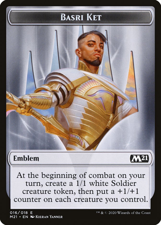 Basri Ket Emblem [Core Set 2021 Tokens] - Evolution TCG