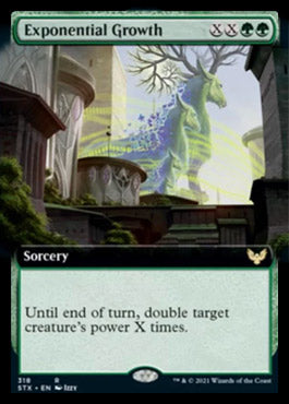 Exponential Growth (Extended Art) [Strixhaven: School of Mages] - Evolution TCG