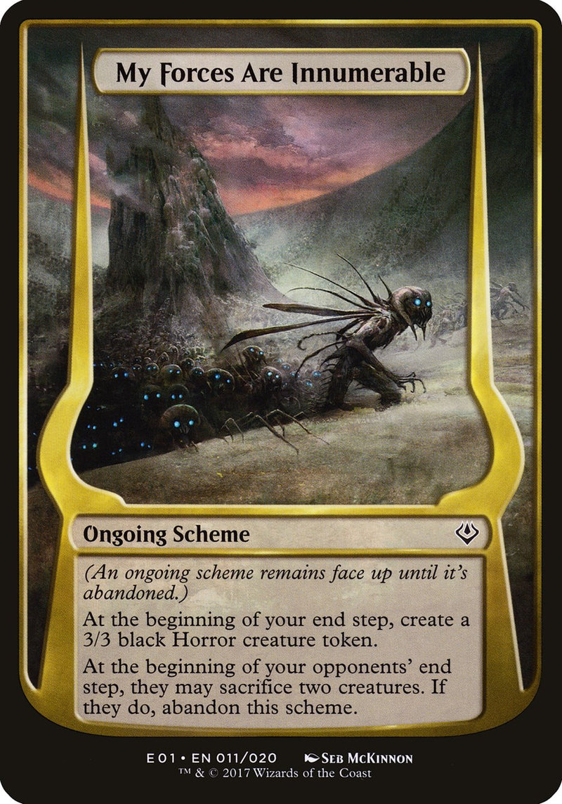 My Forces Are Innumerable (Schemes) [Archenemy: Nicol Bolas Schemes] - Evolution TCG