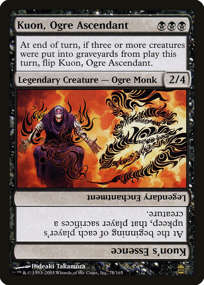 Kuon, Ogre Ascendant // Kuon's Essence [Saviors of Kamigawa] - Evolution TCG