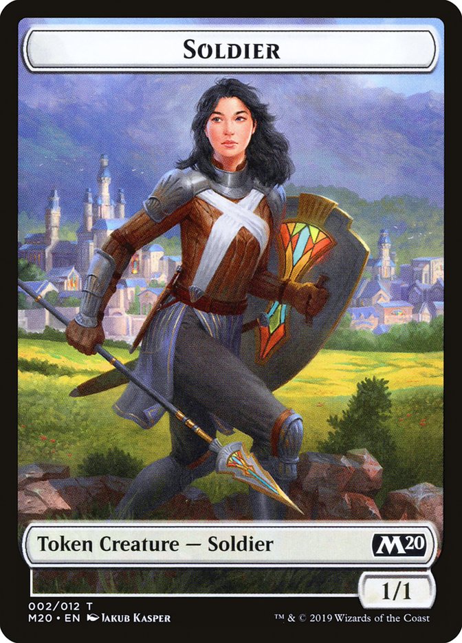 Soldier Token [Core Set 2020 Tokens] - Evolution TCG