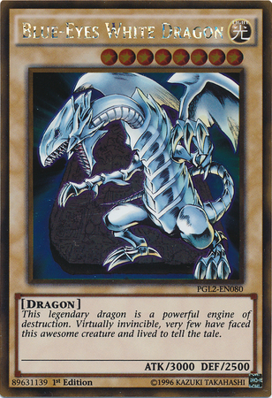 Blue-Eyes White Dragon [PGL2-EN080] Gold Rare - Evolution TCG