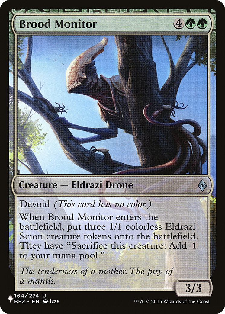 Brood Monitor [The List]