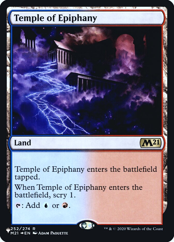 Temple of Epiphany [Secret Lair: Heads I Win, Tails You Lose] - Evolution TCG