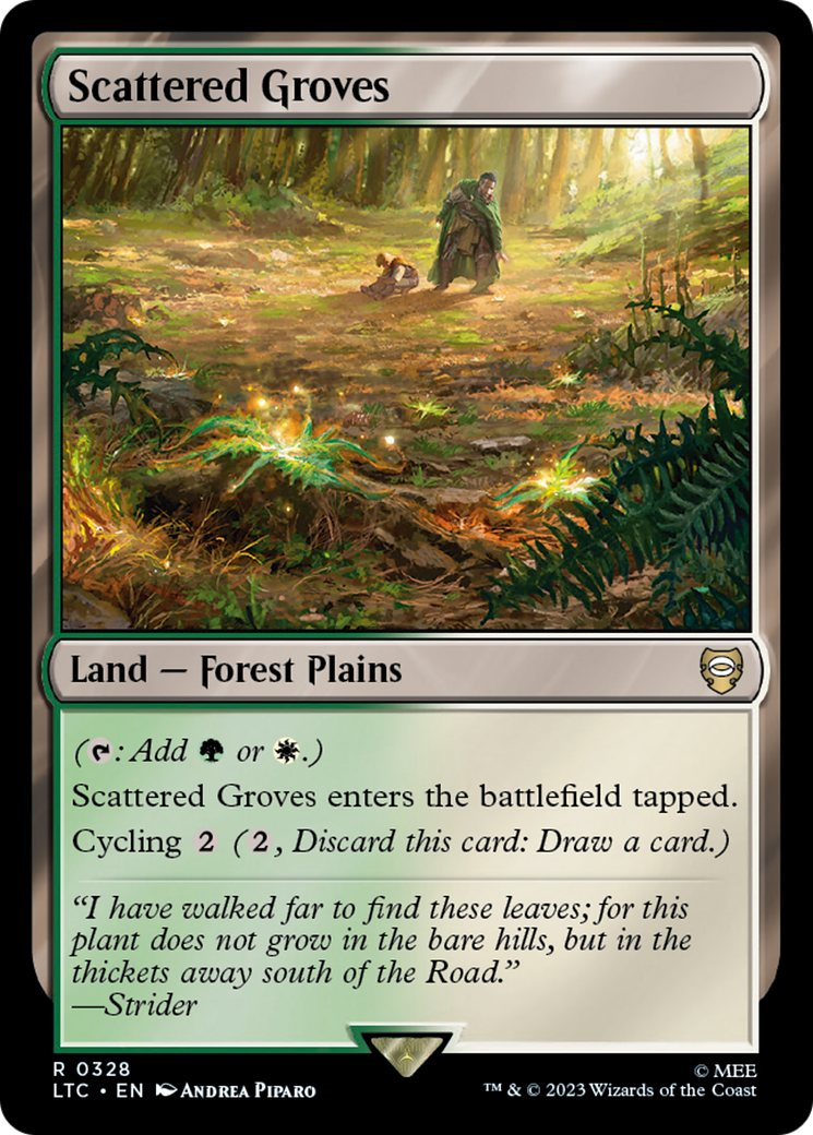 Scattered Groves [The Lord of the Rings: Tales of Middle-Earth Commander] - Evolution TCG