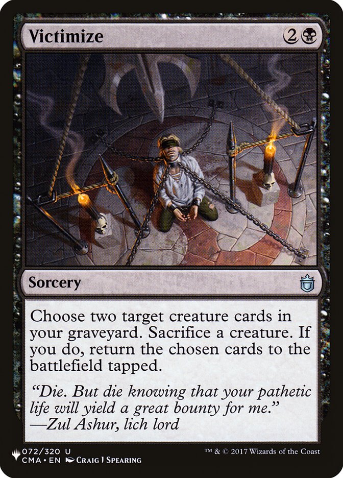 Victimize [The List] - Evolution TCG