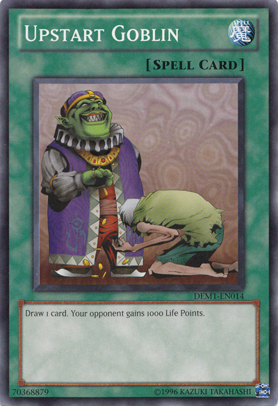 Upstart Goblin [DEM1-EN014] Common - Evolution TCG