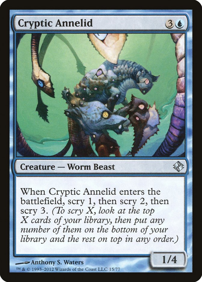 Cryptic Annelid [Duel Decks: Venser vs. Koth] - Evolution TCG