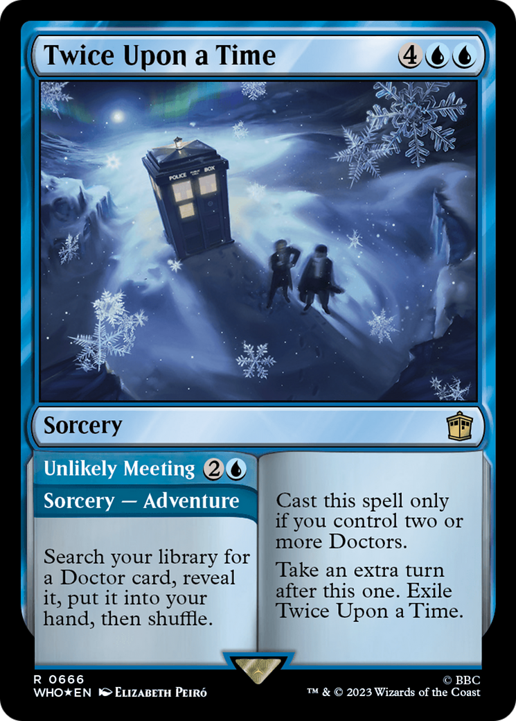 Twice Upon a Time // Unlikely Meeting (Surge Foil) [Doctor Who] - Evolution TCG